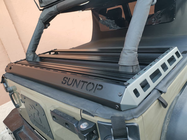 Jeep wrangler outlet back rack
