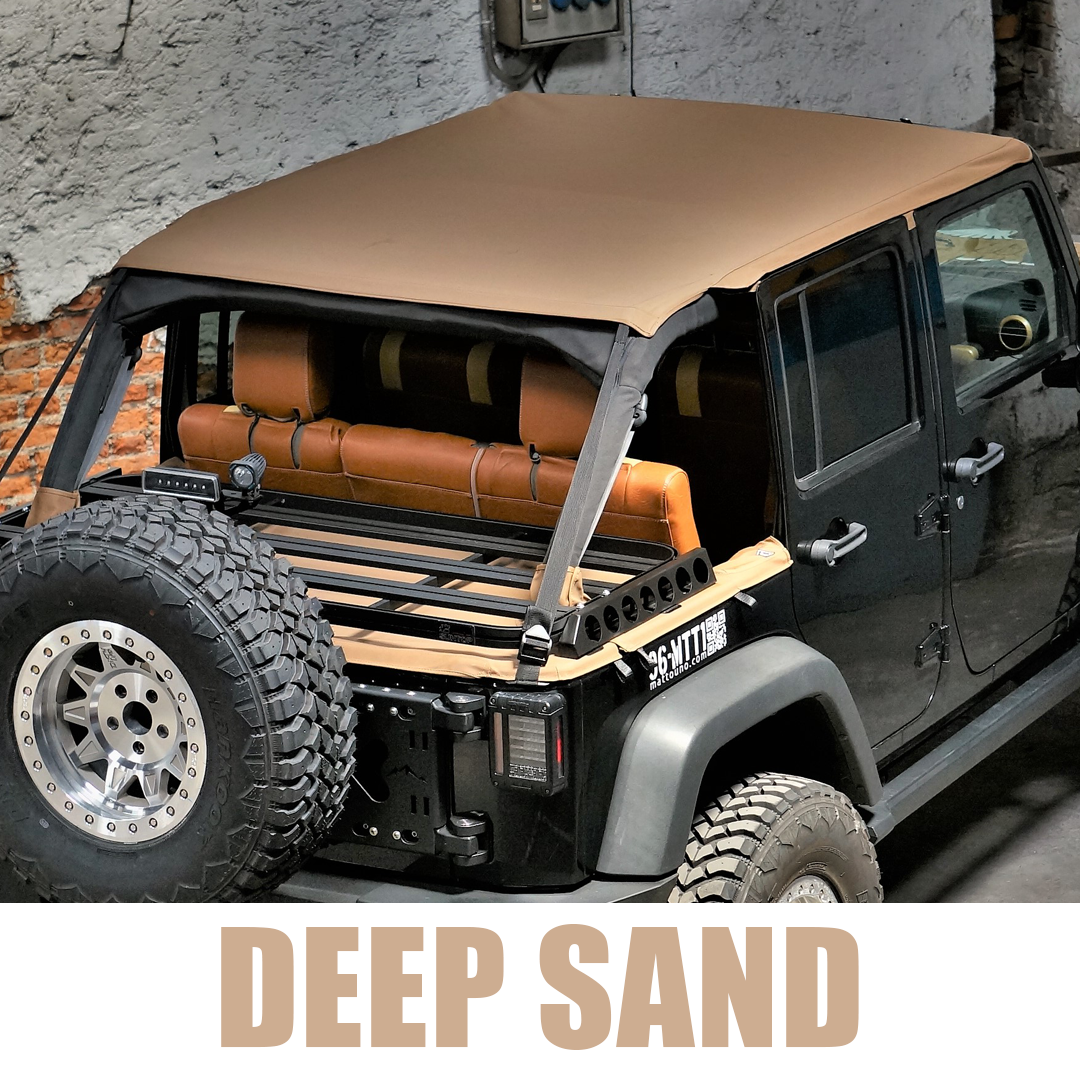 Bâche complète Suntop Cargo Top JL2, couleur: Noir (Black Diamond) pour Jeep  Wrangler JL (2 portes)