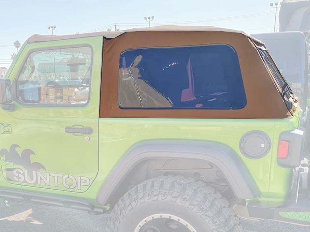 JL Fastback Windows - 2 Door | The SUNTOP® - The Suntop